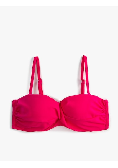 Koton Push Up Bikini Üstü Dolgulu Balenli Çıkarılabilir Askılı Pembe 3sak10158bm Turuncu - Pembe Koton Push Up Bikini Üstü Dolgulu Balenli Çıkarılabilir Askılı Pembe 3sak10158bm Turuncu - Pembe