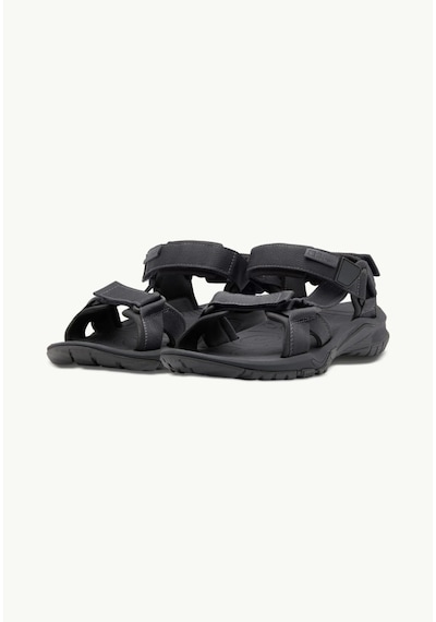 Jack Wolfskin 4019021 6350 Lakewood Ride Sandal M Phantom Erkek Sandalet Siyah
