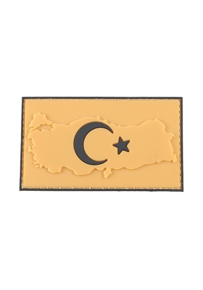 Özel Seri Görsel Outdoor Süs Single Sword Bayrak Plastik Kabartma Haritalı Patch - Peç Diğer
