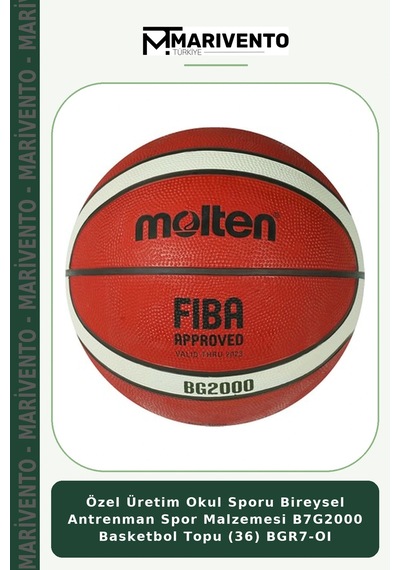 Özel Üretim Okul Sporu Bireysel Antrenman Spor Malzemesi B7g2000 Basketbol Topu 36 Bgr7-oı