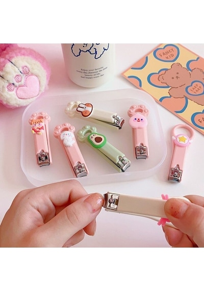 Mucit Home Figürlü Renkli Bebek Çocuk Tırnak Makası 1 Adet