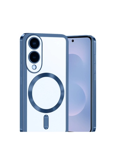 Samsung Galaxy S25 Uyumlu Edge Kross Magneticsafe Kapak - Sierra Blue