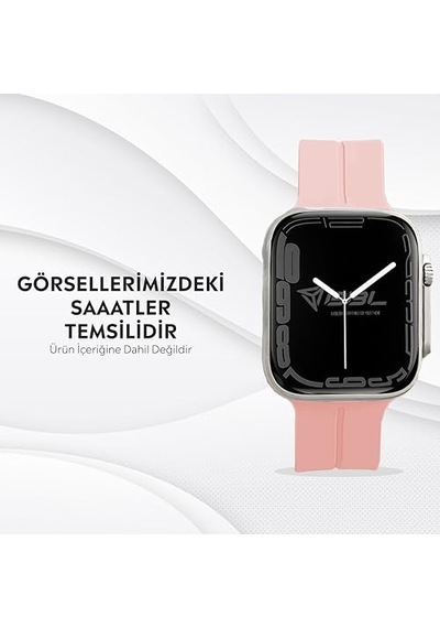 Uyumlu 44 45 46 49mm Kordon Kelebek Desen Yumuşak Silikon Kordon 2 3 4 5 6 Se 7 8 9 10 11 Ultra - Çok Renkli 11