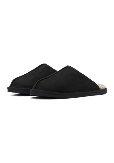 Jack & Jones Mikrofiber Yapılı Terlik- Dudely 12187557 Black Siyah