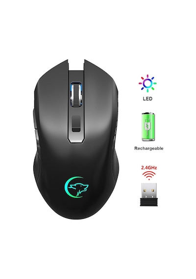 Valkyrie 6 Tuşlu Şarjlı Sessiz 2400Dpı Kablosuz Gaming Mouse