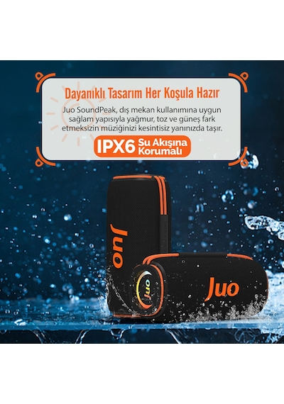 Juo Soundpeak Blaze 30w Rgb Bluetooth Hoparlör Kablosuz Taşınabilir Speaker