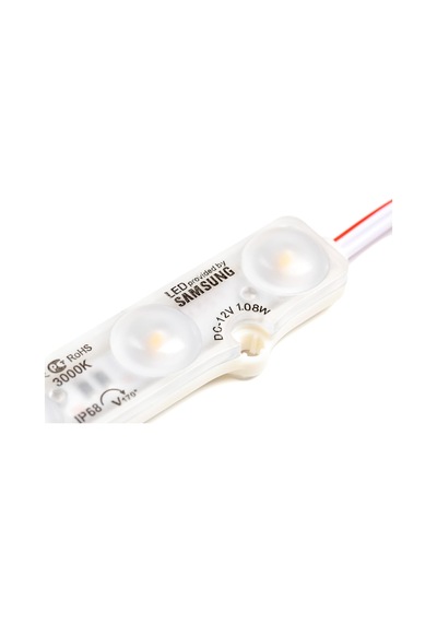 Tr 25 Adet Beyaz 10000k Samsung Modül Led Mercekli 12v 1.08 Watt, Beyaz Ve Günışığı Renk Seçeneği, Tabela, Akva Genel