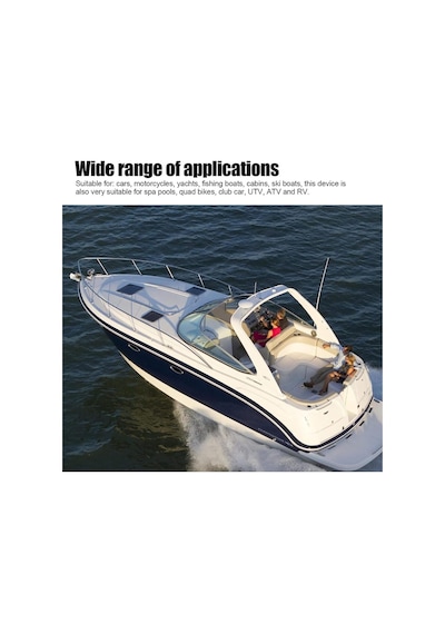 Dijital Medya Oynatıcı, Usb Bluetooth Su Geçirmez Çok Fonksiyonlu Araç Ses Alıcıları Otomobil İçin Deniz Stereo Tekne Radyo Sistemi Yat Salon Araba Atv Banyo