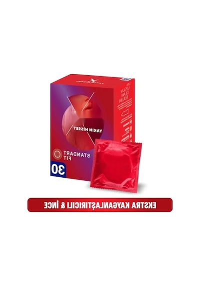 İnce Ve Kaygan Prezervatif - 30'lu Paket, Standart Fit