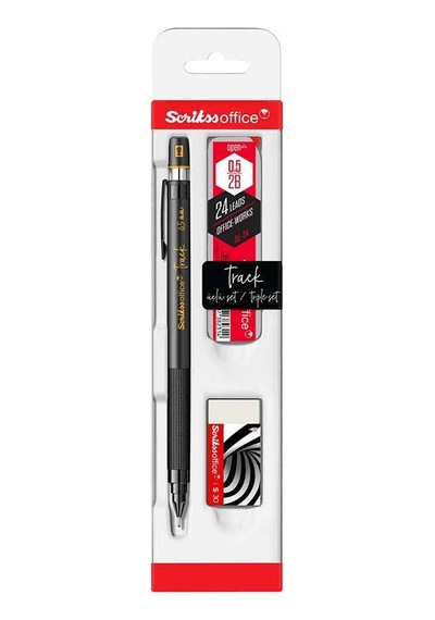 Scrikss Track Versatil Kalem 3 Lü Set 0.7mm Altın Sarı Çok Renkli