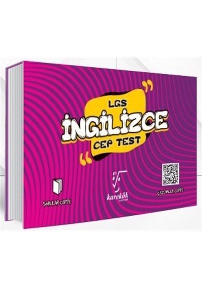 LGS İngilizce Cep Test- Karekök Eğitim Yayın