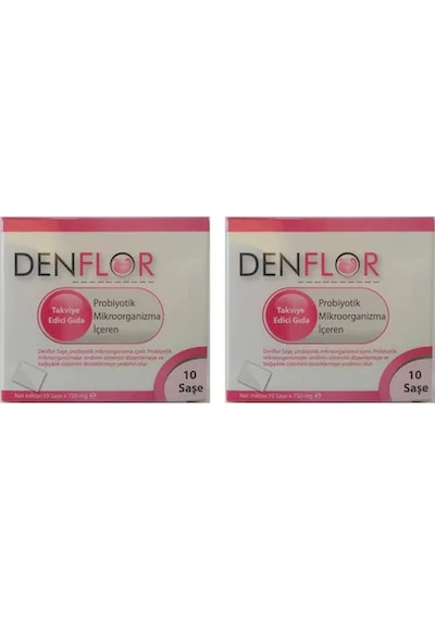 Denflor Probiyotik 10 Saşe 2 Adet