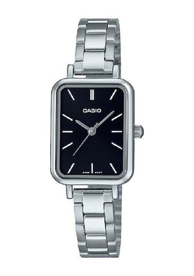Casio Ltp-v009d-1eudf Quartz Çelik Gri Siyah Kadran 21 Mm Kadın Kol Saati