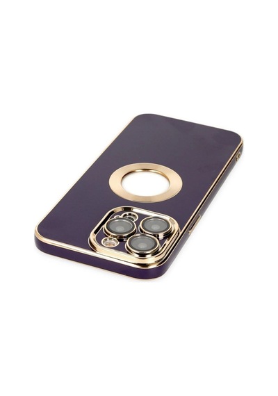 Apple iPhone Uyumlu   14 Pro Kılıf Store Silikon - Derin Mor