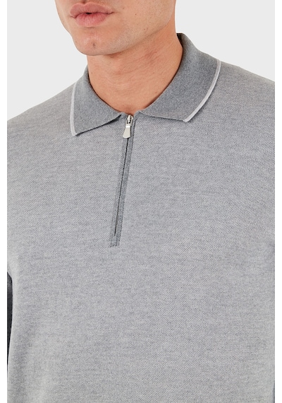 Gran Sasso Erkek Polo Yaka Kazak 43108 14713 090 Gri Gri