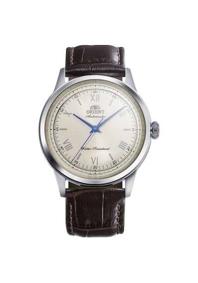 Orient Sun&moon Ra-bb0003y30b Kurmalı Otomatik Deri Kahverengi 39 Mm Erkek Kol Saati Gri