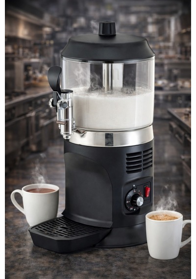 Teknogastro 5 L Sahlep Makinesi Sıcak Çikolata Isıtıcı Karıştırıcılı İçecek Dispenseri - 9079156271672