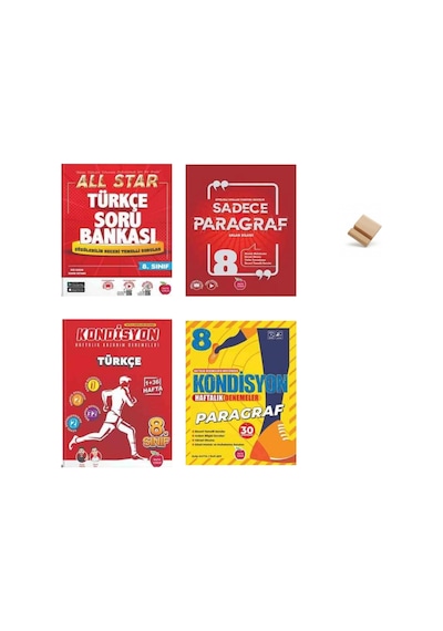 Newton Lgs 2027 8. Sınıf Türkçe + Paragraf Soru Bankası Ve Deneme 4lü Set + Telefon Standı
