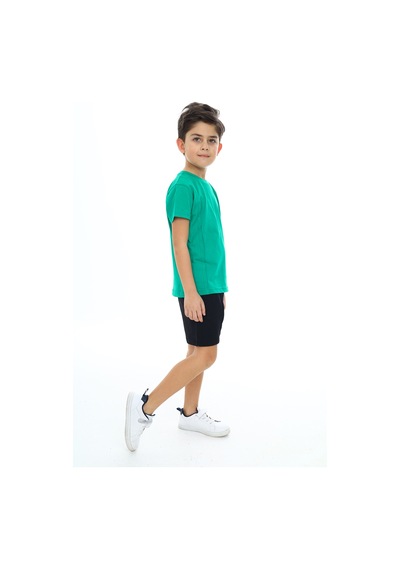Toontoy Kids Toontoy Erkek Çocuk Şortlu Takım Koyu Yeşil