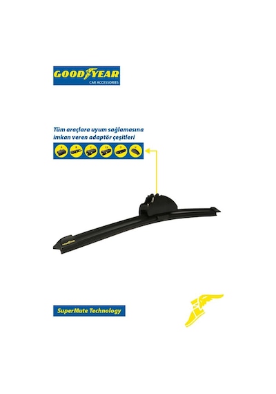 Goodyear Goodyear Toyota Corolla(Eu) Hatchback 2002-2007 Supermute 2'Li  Silecek Takımı 550Mm 480Mm