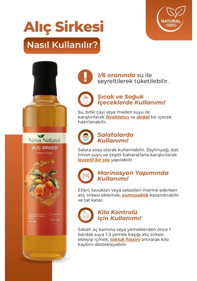 Nutriwow Alıç Sirkesi 500 Ml