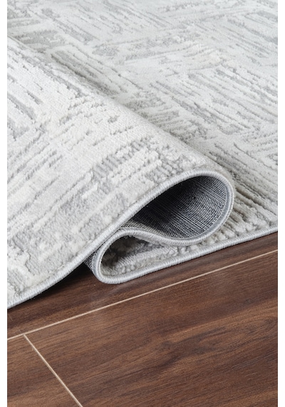 Karaca Home Kaşmir Halı 7/24 Buena Bella Gray 80x150 CM Salon Mutfak Halısı Yolluk Kilim
