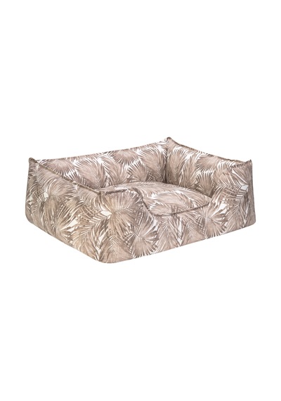 Hnrlıshp Pet Comfort Alpha Açık Kahverengi-beyaz Köpek Yatağı M 80x65cm