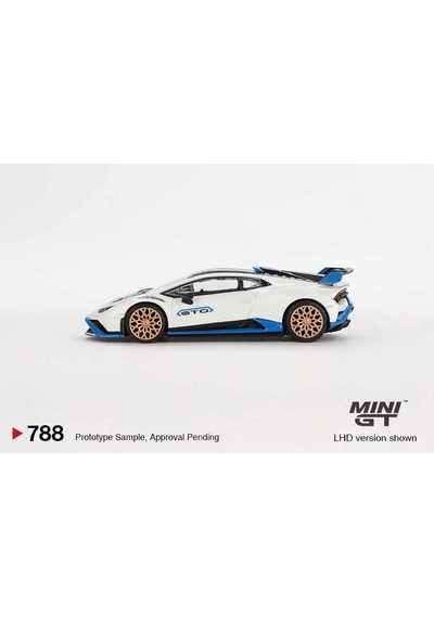 Mini Gt 1/64 Lamborghini Huracán Sto Bianco Asopo Mgt00788 Çok Renkli