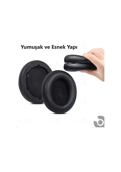 Anker Soundcore Life Q30 Q30 Bt Q35 Q3 Bt Uyumlu Hafızalı Köpük Özellikli Kulaklık Sünger Yastığı Deri Siyah