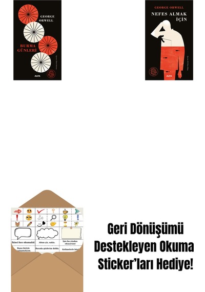 Burma Günleri Ciltli + Nefes Almak İçin Ciltli + Okuma Sticker'ları