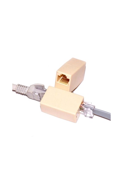 Tek-iş Rj45 Ara Bağlantı Buatı Network Cat5 Cat6 Kablosu Uzatma Aparatı Standart