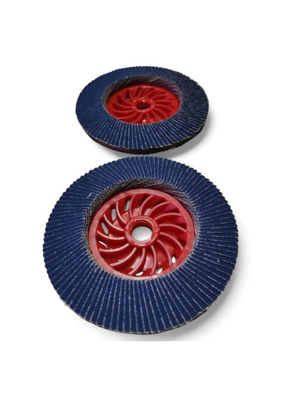 Abm Profesyonel Üstün Kalite 125 Mm Zirkonyum Flap Disk Spiral İçin Kaporta Zımparası 2 Adet