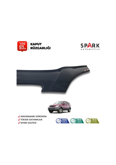 Kia Sorento 2002-2006 Yılları Arası Uyumlu Kaput Rüzgarlığı 3mm