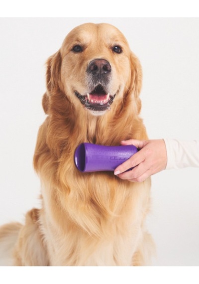 Tangle Teezer Pet Teezer De-shedding Büyük Irk Köpek Bakım Fırçası 14,7x6,4 Cm Mor-siyah