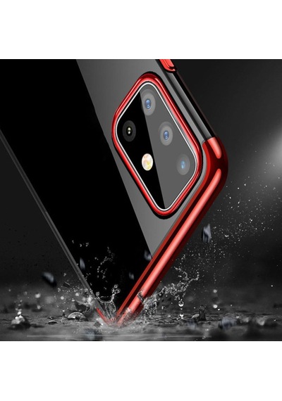 Galaxy A71 Köseleri Renkli Seffaf Kamera Korumali Silikon Kilif 402647315