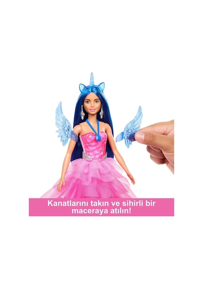Barbie HRR16 Mavi Saçlı Prenses Bebek