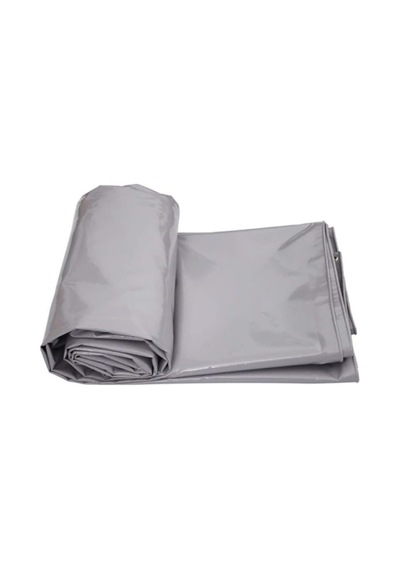 Polyester Branda 2x3 Metre Kapsüllü 550 Gr/m² Pvc Tente Ve Tır Brandası Gri