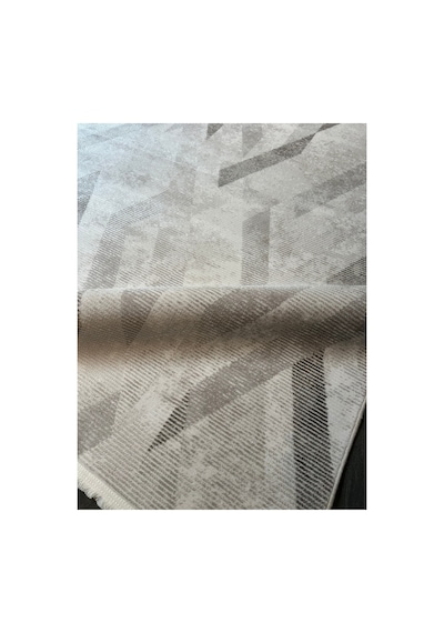 Merinos Vista Beyaz Gri Renk %100 Akrilik Yumuşak Dokulu Salon Oturma Odası Halısı 76586-97