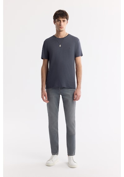 Avva Erkek Gri Klasik Bel Eskitme Yıkamalı Pamuklu Berlin Slim Fit Jean Pantolon B003524 Avva Erkek Gri Klasik Bel Eskitme Yıkamalı Pamuklu Berlin Slim Fit Jean Pantolon B003524