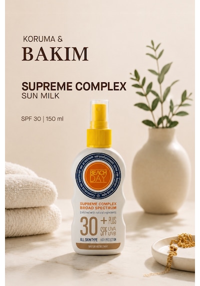 Beach Day Supreme Complex Milk Güneş Sütü Sprey SPF30+ 150 ML