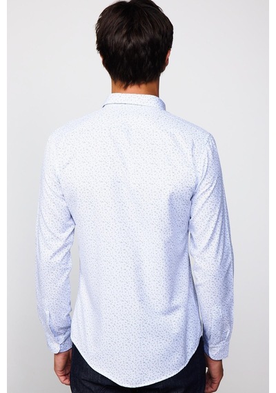 Tudors Slim Fit Dar Kesim Desenli Pamuklu Kolay Ütülenebilir Beyaz Erkek Gömlek-29561-beyaz Beyaz Tudors Slim Fit Dar Kesim Desenli Pamuklu Kolay Ütülenebilir Beyaz Erkek Gömlek-29561-beyaz Beyaz