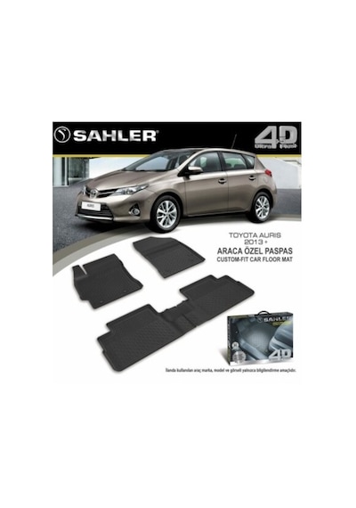 Sahler Toyota Auris 2018 Havuzlu Paspas 4.5D Tam Uyumlu