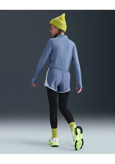 Nike Fd2853-499 Dri-fıt Uzun Kollu Çeyrek Fermuarlı Kız Çocuk Üstü - Lila