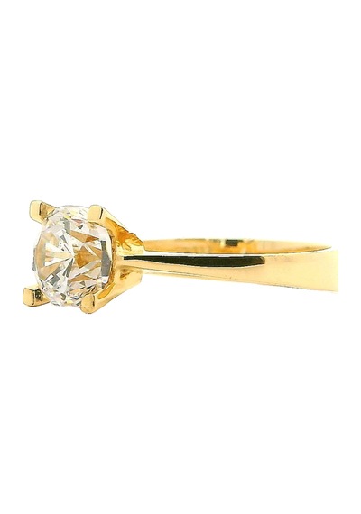 Cigold Tektaş Yüzük 14 Ayar Altın 2.80 Gr Oa-k21401029229 Renkli