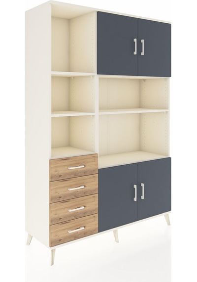 Hyperion Dolap 8 Raflı 4 Çekmeceli 4 Kapaklı 132x44x195 Aytaşı-antrasit/çam Antrasıt/atlas Çam Hyperion Dolap 8 Raflı 4 Çekmeceli 4 Kapaklı 132x44x195 Aytaşı-antrasit/çam Antrasıt/atlas Çam