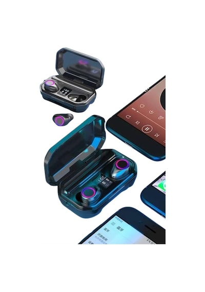Yeni Nesil Bluetooth Kulaklık Uzun Pil Ömrü El Fenerli Dijital Şarj Göstergeli
