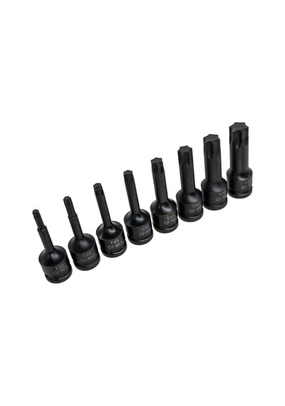 6018 1/2" Havalı Uzun Torx Lokma Takımı 8 Parça