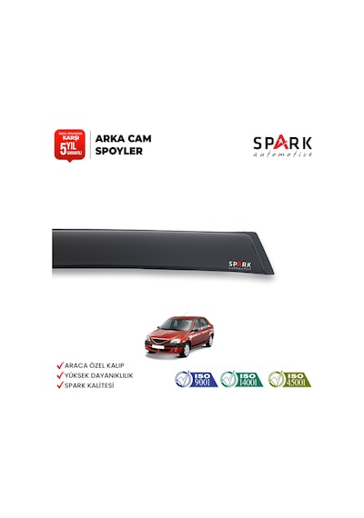 Dacia Logan Mcv 2005-2012 Yıl Aralığı Uyumlu Arka Cam Spoyler