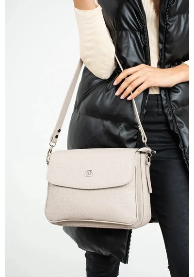 Just Polo Kadın Günlük Kullanıma Uygun Büyük Boy Şık El & Omuz Çantası Shoulder Bag Taş