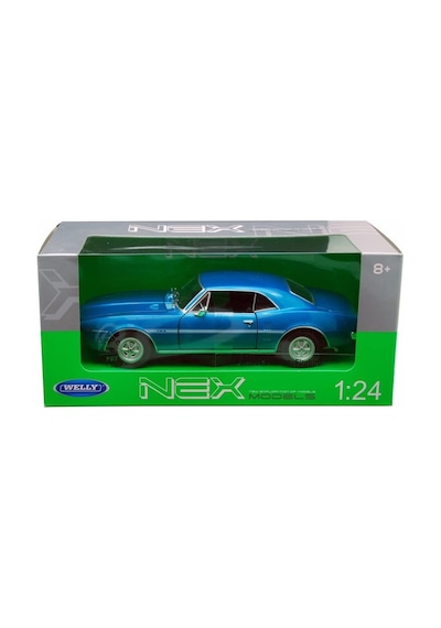 Welly 1 24 1967 Pontiac Firebird Mavi Model Metal Araba